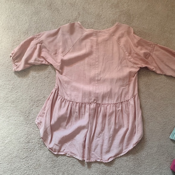 Pink peplum tunic - Picture 2 of 2